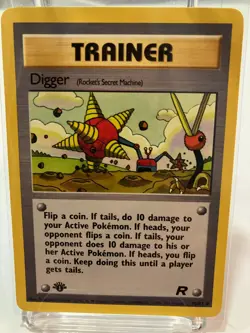 REDUCED!! Vintage, FIRST EDITION Team Rocket Pokemon Card Set of 7 - Image 5