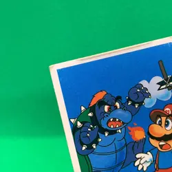 Mario Nintendo Famicom 1985 Menko Card Japanese Very Rare 87058 F/S - Image 2