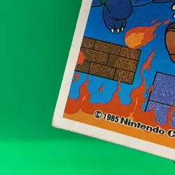 Mario Nintendo Famicom 1985 Menko Card Japanese Very Rare 87058 F/S - Image 4