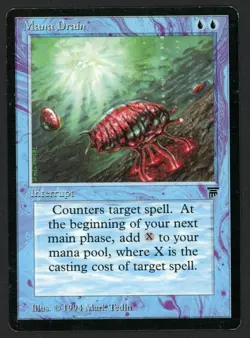 ***English Mana Drain (Light Warping)*** MTG Legends Magic Kid Icarus - Image 1