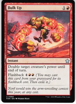 Bulk Up U MTG Foundations 80 NM - Image 1
