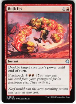 Bulk Up U MTG Foundations 80 NM - Image 1