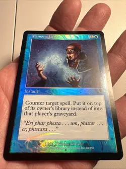 Memory Lapse 2001 MTG Core Set 7th Edition FOIL Blue Common Instant NM AZ1 - Image 4