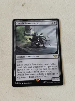 Magic: The Gathering Orcish Bowmasters LTR Rare 0103 D195 - Image 1