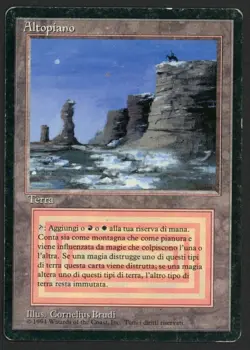 ***FBB Italian Plateau (Scratch)*** MTG Revised Magic Kid Icarus - Image 1