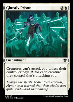 MTG Ghostly Prison, NM-Mint, English Commander: Murders at Karlov Manor - Image 1