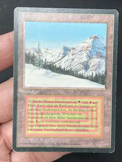 ***FBB German Taiga (Pen Indent)*** MTG Revised Magic Kid Icarus - Image 3