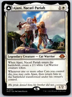 Ajani, Nacatl Pariah M Modern Horizons 3 237 NM - Image 1