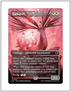 1x Catharsis, Borderless Art, Lorwyn Eclipsed, Magic MTG NM - Image 1