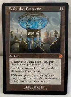 Aetherflux Reservoir The Brothers' War: Retro Frame Artifacts Regular NM - Image 1