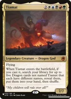 Tiamat [LIST - 235/281] - NM [Normal] TCG MTG - Image 1