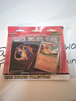 Pokemon Ascended Heroes Tech Sticker Collection (Gastly & Charmander) Lot of 2 - Image 5