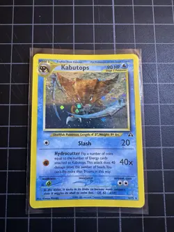 Pokemon TCG Kabutops Holo Rare Neo Discovery 6/75 Ungraded - Image 1