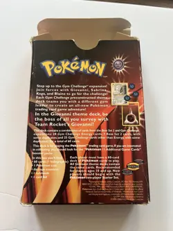 Giovanni Theme Deck - complete set vintage WOTC Pokemon Card TCG - Image 3