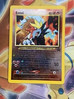 Pokemon Card - Entei - WoTC Promo 34 Promo Reverse Holo - HP - Image 1