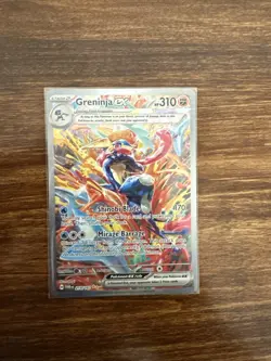 Pokemon Greninja EX TCG Sir 214/167 Scarlet & Violet Twilight Masquerade - Image 1