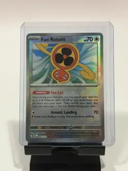 FAN ROTOM 085/131 PRISMATIC EVOLUTIONS POKEMON (MASTER BALL HOLO, NM) - Image 1