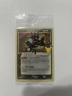 SEALED Pokemon Greninja Gold Star Holo Promo Black Star SWSH144 Celebrations - Image 1