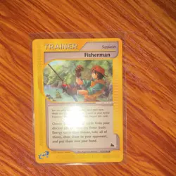 Pokemon TCG Fisherman 125/144 Skyridge Trainer Regular Uncommon 2003 English - Image 1