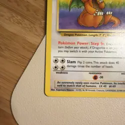 Pokemon TCG Dragonite Fossil 19/62 Non-Holo Unlimited Rare LP - Image 2
