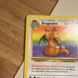 Pokemon TCG Dragonite Fossil 19/62 Non-Holo Unlimited Rare LP - Image 5