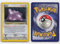 DITTO 3/62 HOLO RARE FOSSIL POKEMON - Image 4