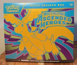 Pokemon Mega Evolution Ascended Heroes Elite Trainer Box Dragonite Zekrom 2024 - Image 1