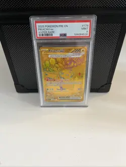 Pokemon Pikachu ex 237/191 prismatic evolutions PSA 9 Mint - Image 1