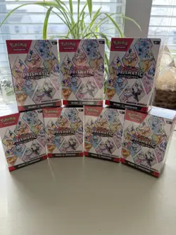 Pokemon Prismatic Evolutions Booster Bundle Boxes - Lot of 7 - Image 1