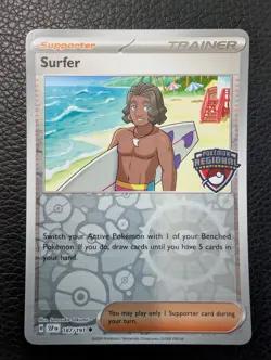 Surfer - 187/191 Surging Sparks (Pokemon) Regional Championship Promo - Image 1