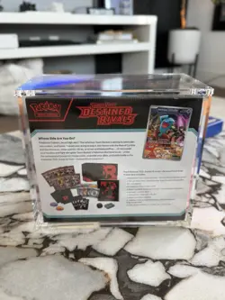 Pokemon TCG Destined Rivals ETB Sealed W/ Acrylic Case - Image 3