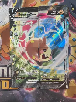 Morpeko V-Union SWSH 215 216 217 218 - Set of 4 Pokemon Black Star Promo Cards - Image 1