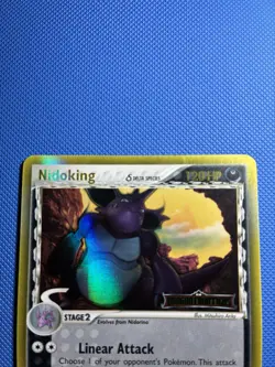 Pokemon Nidoking 6/101 Holo EX Delta Species Dragon Frontiers Stamped LP- - Image 2
