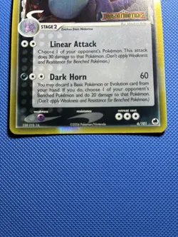 Pokemon Nidoking 6/101 Holo EX Delta Species Dragon Frontiers Stamped LP- - Image 3