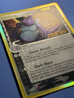 Pokemon Nidoking 6/101 Holo EX Delta Species Dragon Frontiers Stamped LP- - Image 4