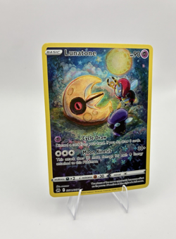 Lunatone Full Art, Pokemon Near Mint, Crown Zenith, Ultra Rare, GG11/GG70 - Image 1
