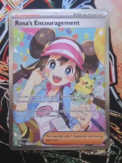 Pokemon TCG Rosa’s Encouragement 123/88 SIR Perfect Order NM/M - Image 1
