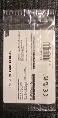 Gengar (Cosmos Holo) (Gamestop Exclusive) 050/088 Sealed Pokemon: Perfect Order - Image 2