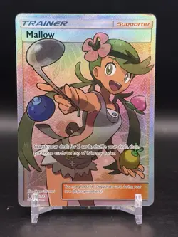 Mallow 145/145 Pokemon Guardians Rising Sun Moon Full Art Ultra Rare MP - Image 1