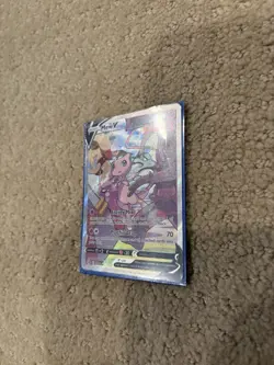 2021 POKEMON FUSION STRIKE 251/264 MEW V ALTERNATE FULL ART MINT - Image 5