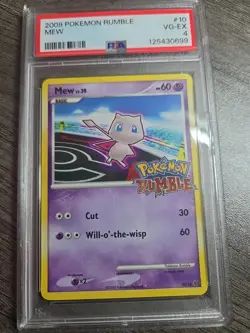 2009 Pokemon Rumble Mew #10 PSA 4 Very Good Excellent Ex Vg Non Holo - Image 1