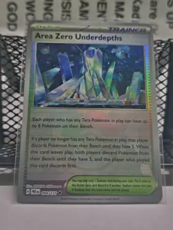AREA ZERO UNDERDEPTHS 094/131 PRISMATIC EVOLUTIONS POKEMON (POKE BALL, NM) - Image 1