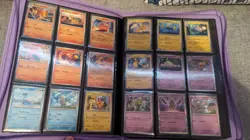 Pokemon TCG Paldean Fates Partial Set Near Mint Vault X Binder Purple - Image 3