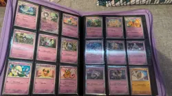 Pokemon TCG Paldean Fates Partial Set Near Mint Vault X Binder Purple - Image 4