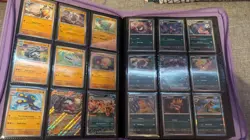Pokemon TCG Paldean Fates Partial Set Near Mint Vault X Binder Purple - Image 5
