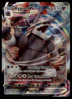 2022 Sword & Shield - Brilliant Stars Aggron VMAX VMAX/Rare Holo VMAX #97 - Image 1
