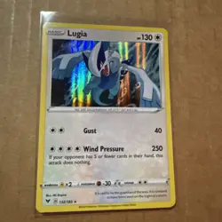Lugia 132/185 Holo Rare Vivid Voltage Pokemon Holo Near Mint - Image 1