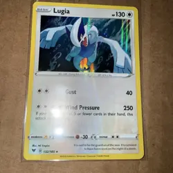 Lugia 132/185 Holo Rare Vivid Voltage Pokemon Holo Near Mint - Image 2