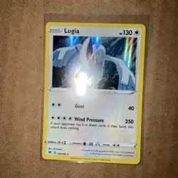 Lugia 132/185 Holo Rare Vivid Voltage Pokemon Holo Near Mint - Image 3