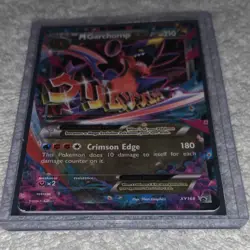 Pokemon M Garchomp EX XY168 XY Holo Promo Mega Dragon 210 HP Crimson Edge - Image 2